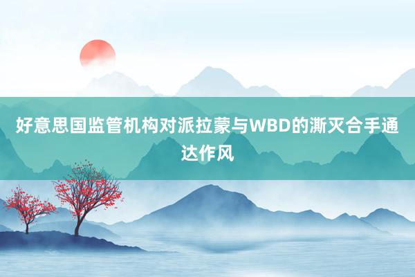 好意思国监管机构对派拉蒙与WBD的澌灭合手通达作风