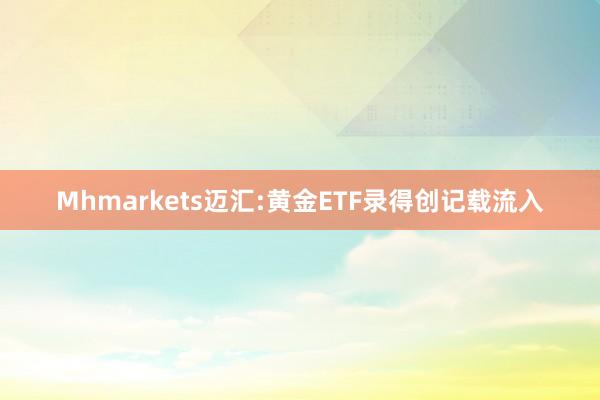 Mhmarkets迈汇:黄金ETF录得创记载流入