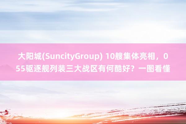 大阳城(SuncityGroup) 10艘集体亮相，055驱逐舰列装三大战区有何酷好？一图看懂